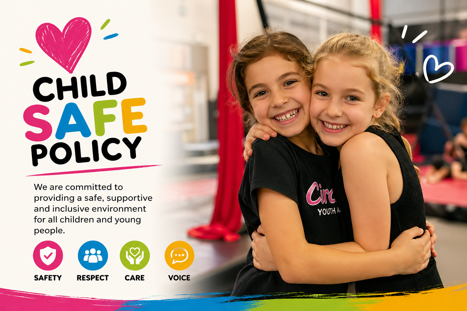 Child safe and inclusive circus environment